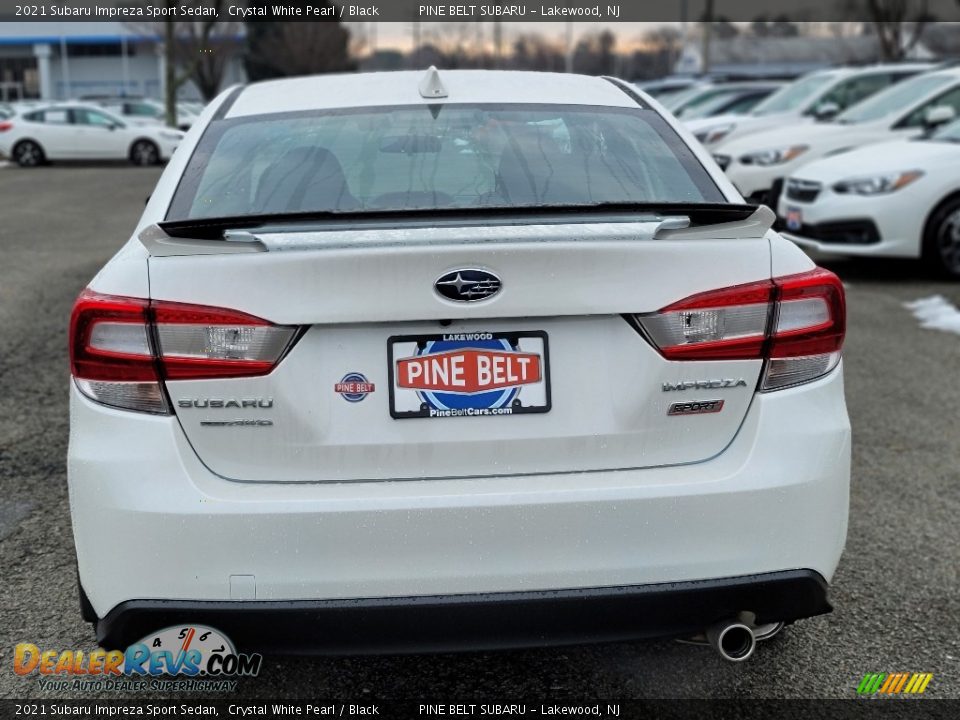 2021 Subaru Impreza Sport Sedan Crystal White Pearl / Black Photo #7