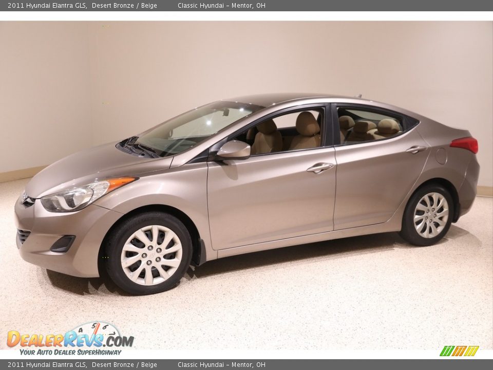 2011 Hyundai Elantra GLS Desert Bronze / Beige Photo #3