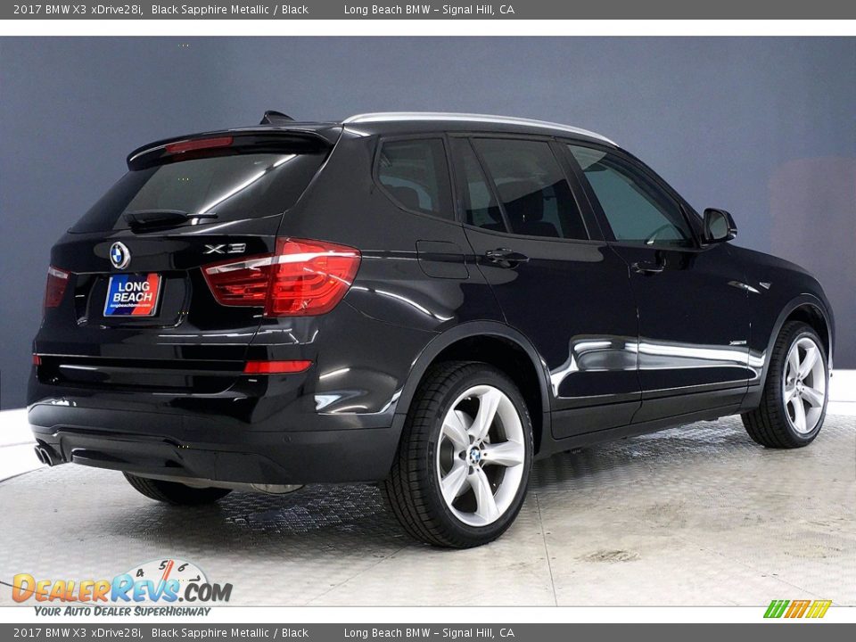 2017 BMW X3 xDrive28i Black Sapphire Metallic / Black Photo #13