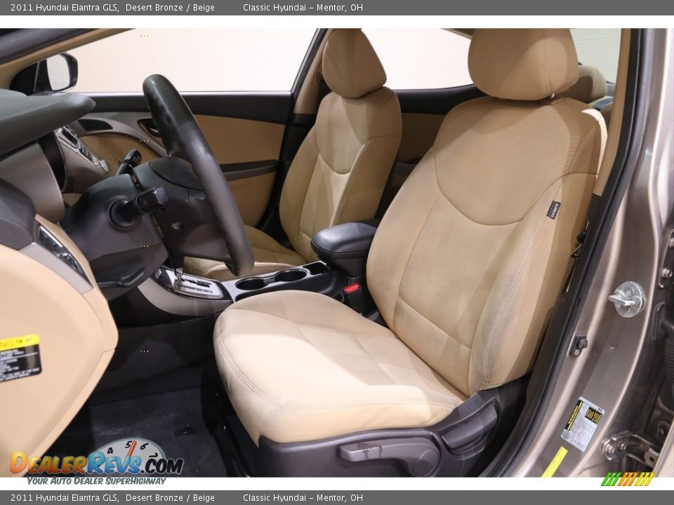 2011 Hyundai Elantra GLS Desert Bronze / Beige Photo #5