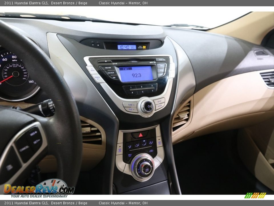 2011 Hyundai Elantra GLS Desert Bronze / Beige Photo #9