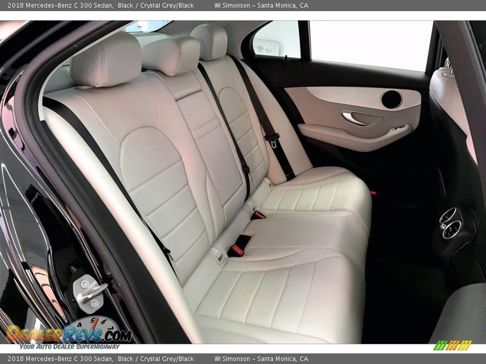 Rear Seat of 2018 Mercedes-Benz C 300 Sedan Photo #19