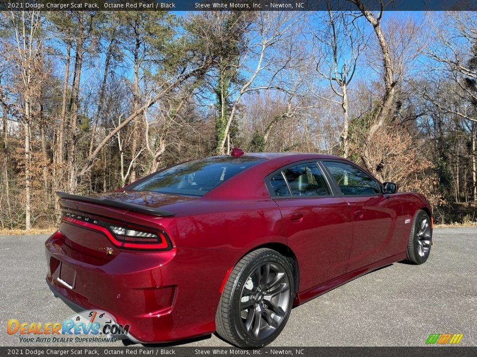2021 Dodge Charger Scat Pack Octane Red Pearl / Black Photo #6