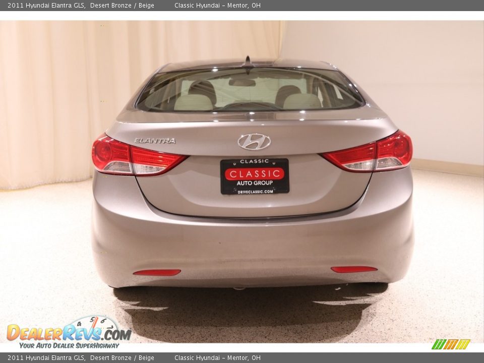 2011 Hyundai Elantra GLS Desert Bronze / Beige Photo #16