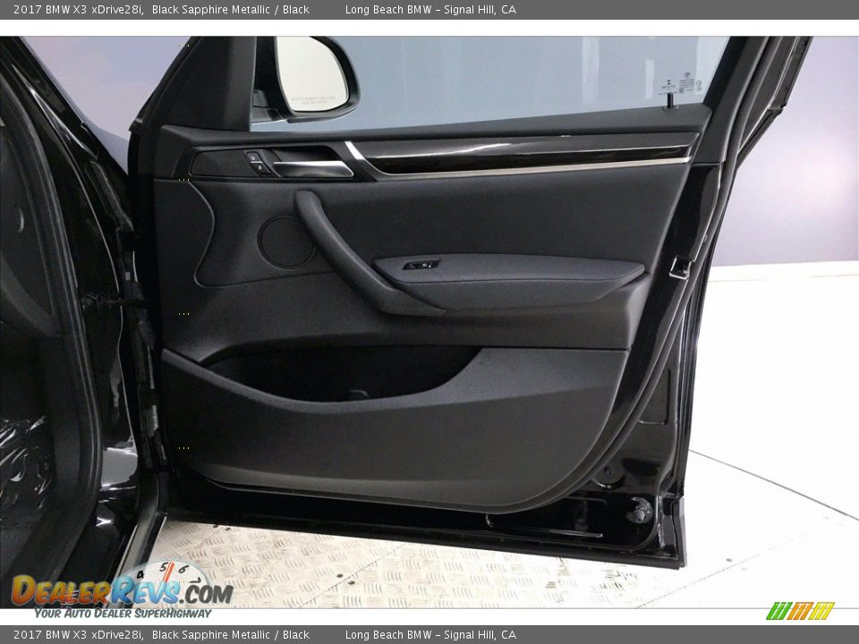 2017 BMW X3 xDrive28i Black Sapphire Metallic / Black Photo #24