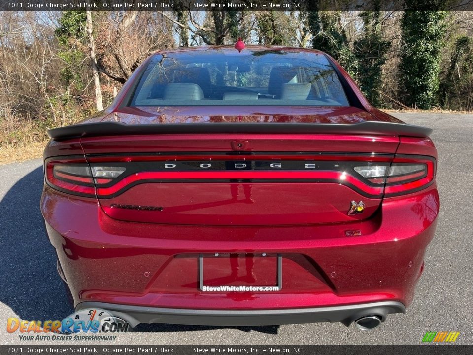 2021 Dodge Charger Scat Pack Octane Red Pearl / Black Photo #7