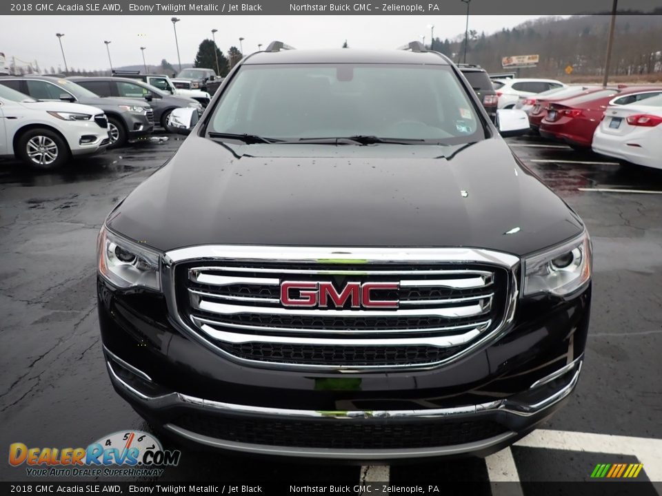 2018 GMC Acadia SLE AWD Ebony Twilight Metallic / Jet Black Photo #3