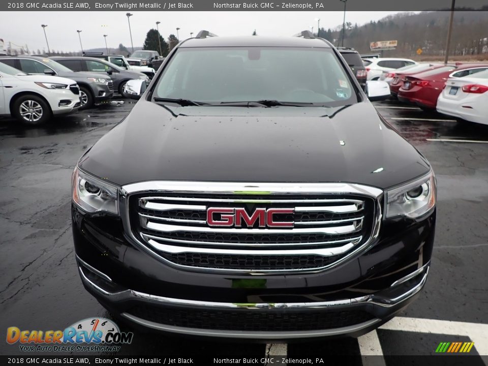 2018 GMC Acadia SLE AWD Ebony Twilight Metallic / Jet Black Photo #3