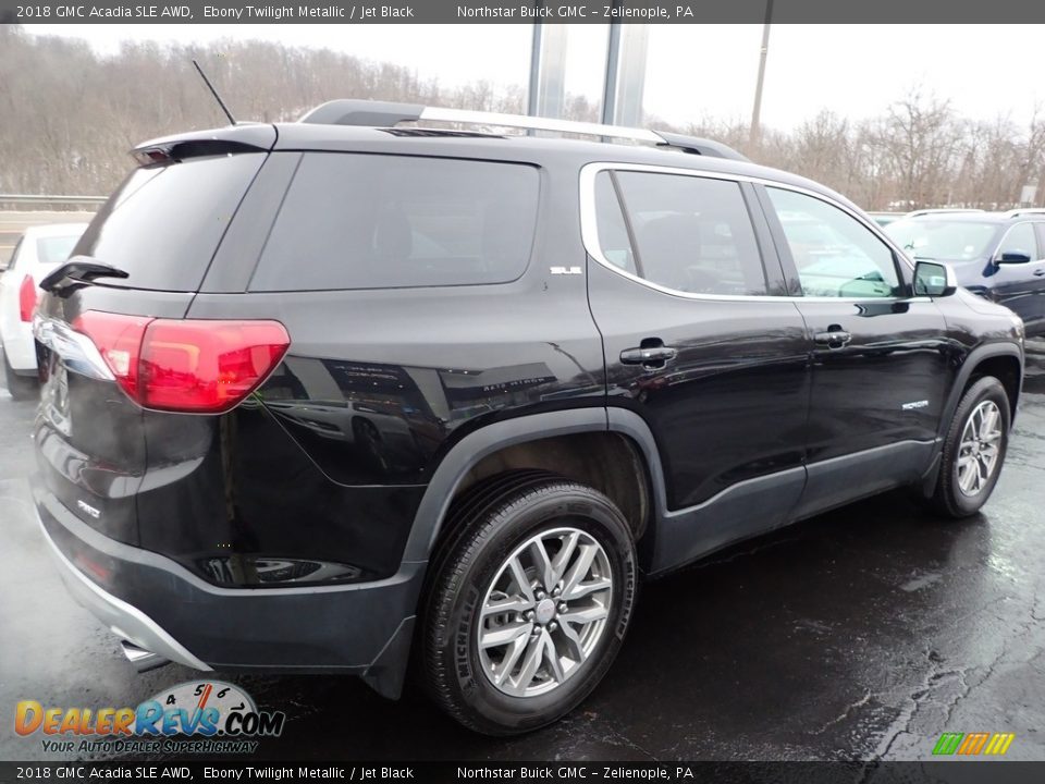 2018 GMC Acadia SLE AWD Ebony Twilight Metallic / Jet Black Photo #9