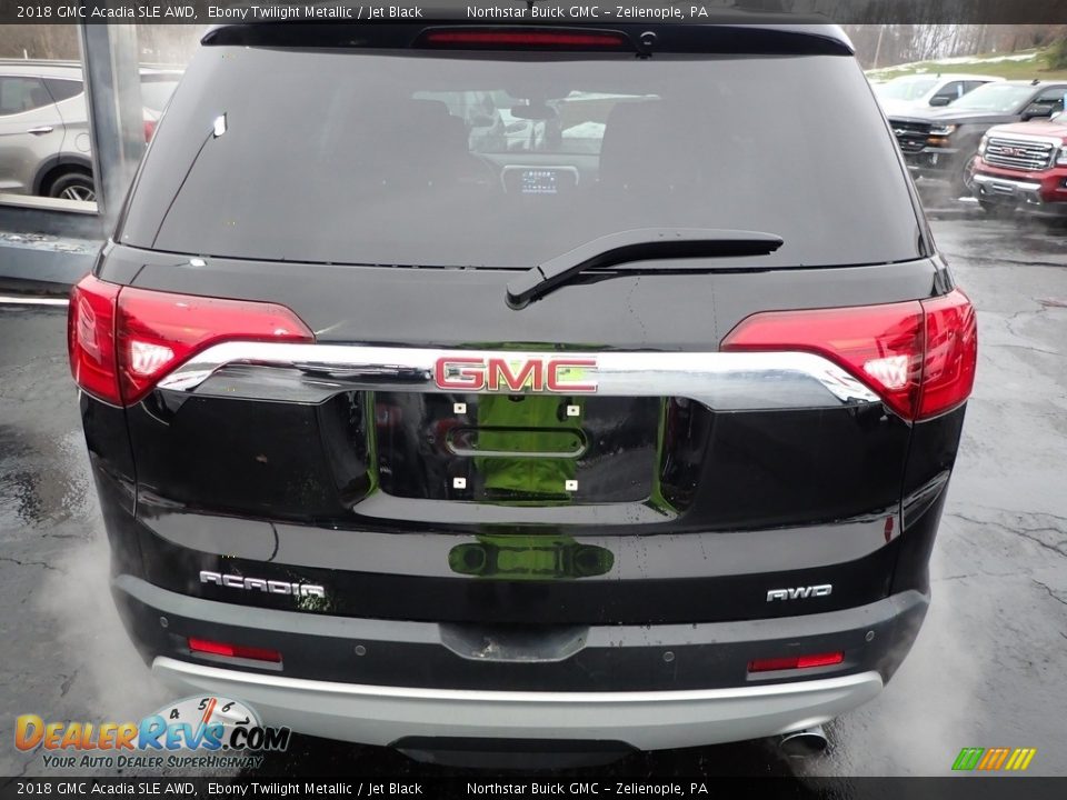 2018 GMC Acadia SLE AWD Ebony Twilight Metallic / Jet Black Photo #10