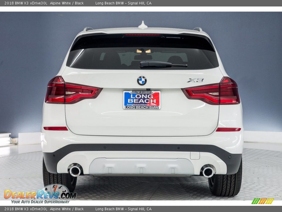 2018 BMW X3 xDrive30i Alpine White / Black Photo #3