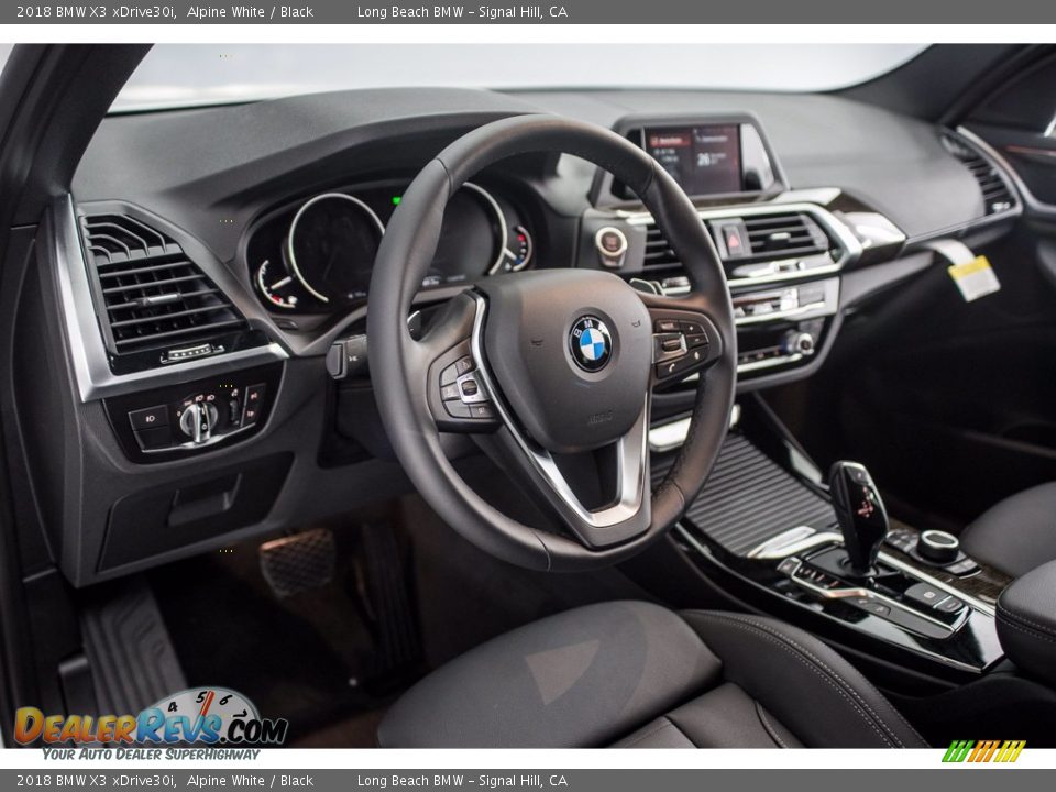 2018 BMW X3 xDrive30i Alpine White / Black Photo #6