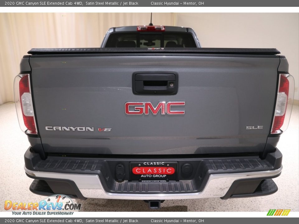 2020 GMC Canyon SLE Extended Cab 4WD Satin Steel Metallic / Jet Black Photo #23