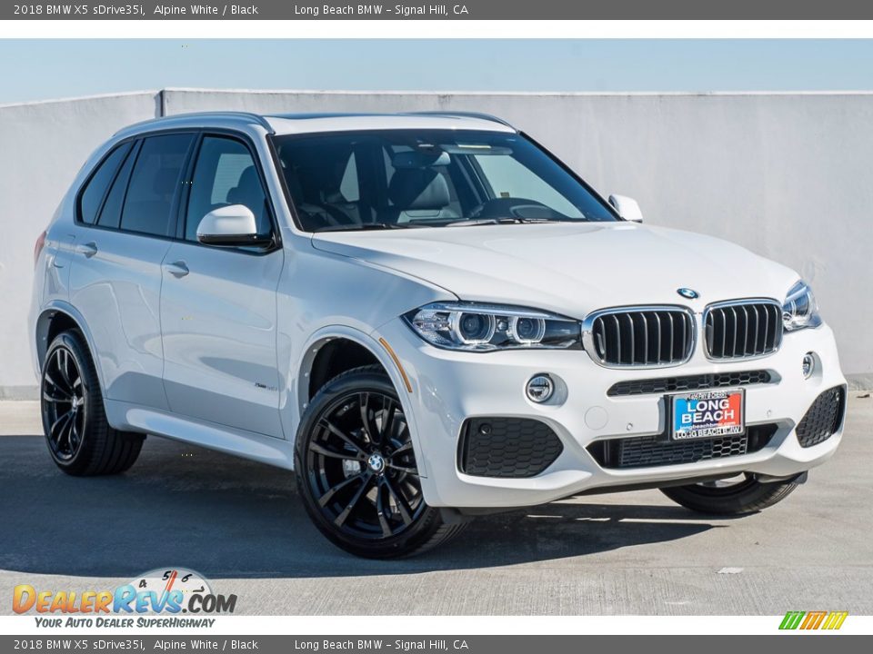 2018 BMW X5 sDrive35i Alpine White / Black Photo #12