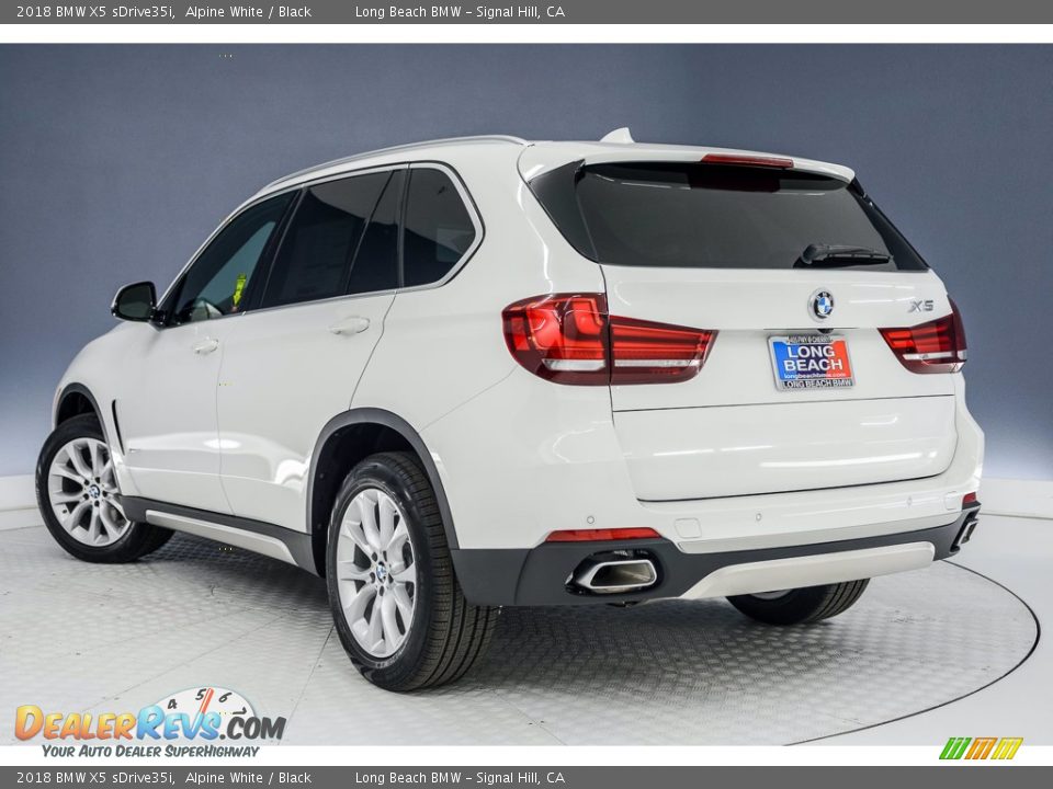 2018 BMW X5 sDrive35i Alpine White / Black Photo #4