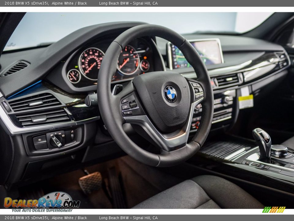 2018 BMW X5 sDrive35i Alpine White / Black Photo #6