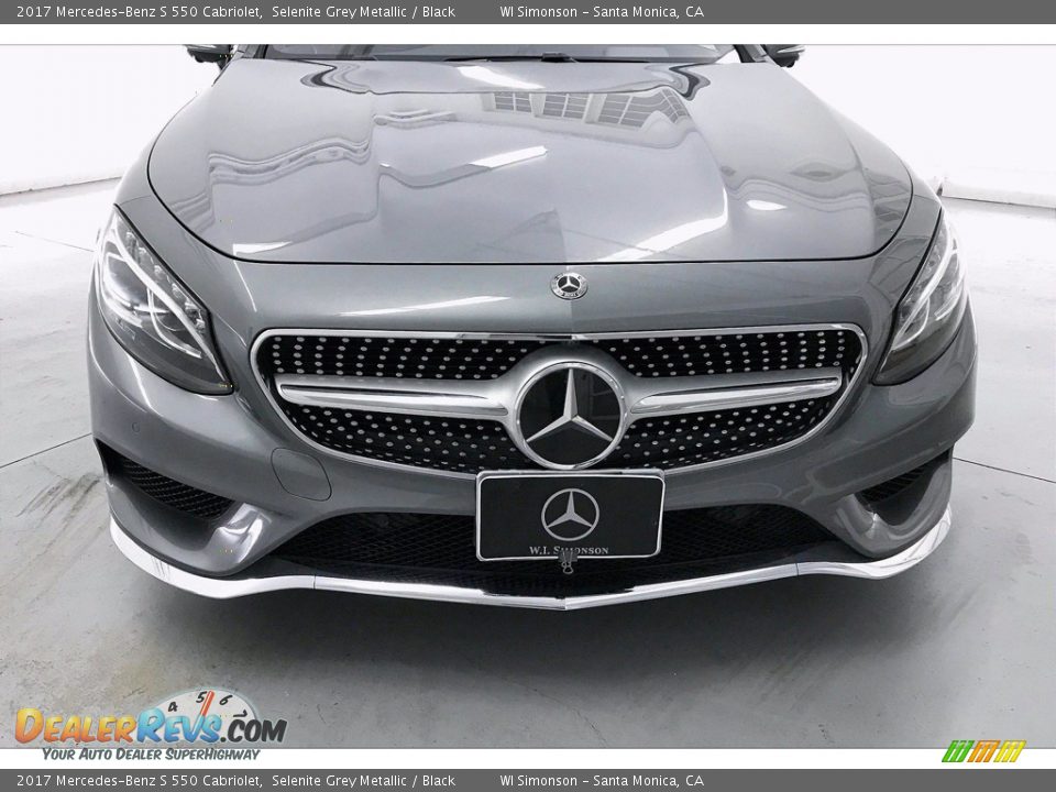 2017 Mercedes-Benz S 550 Cabriolet Selenite Grey Metallic / Black Photo #30