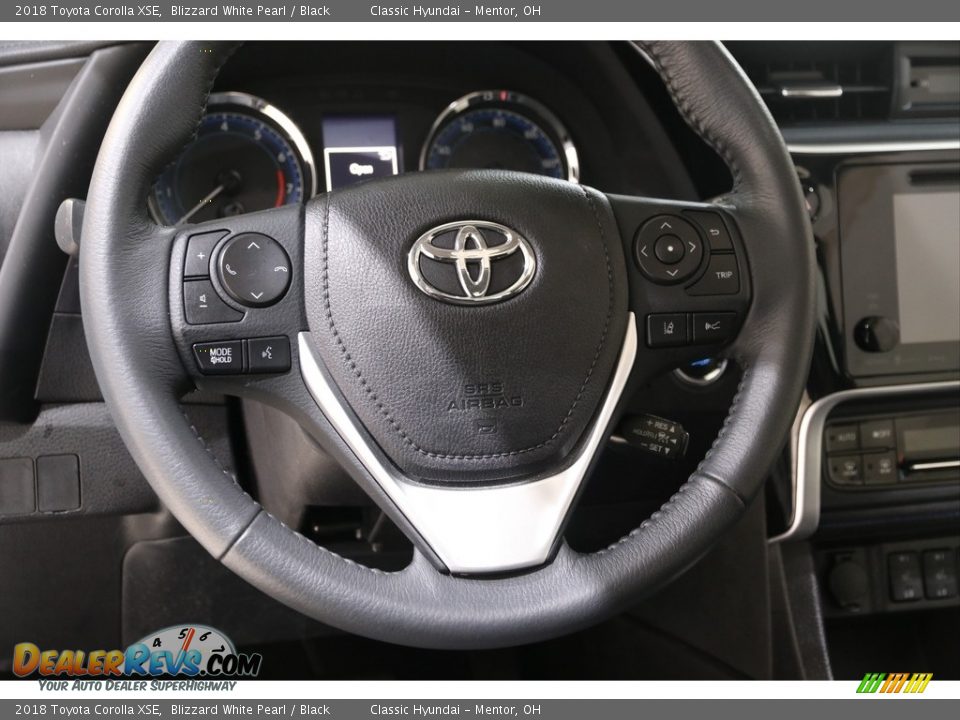 2018 Toyota Corolla XSE Blizzard White Pearl / Black Photo #7