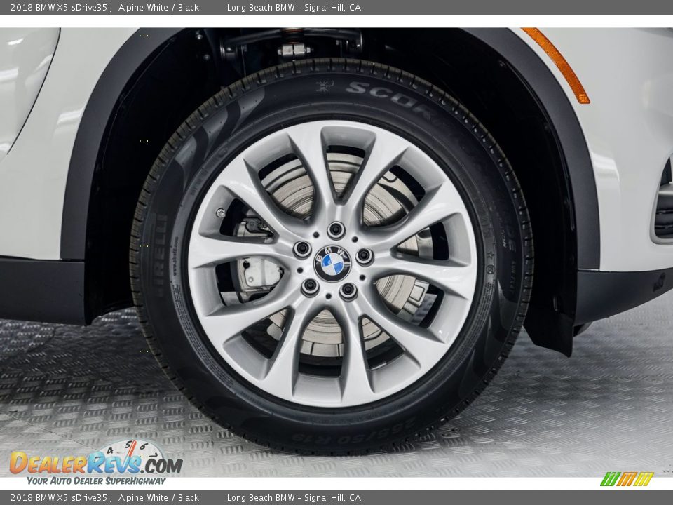 2018 BMW X5 sDrive35i Alpine White / Black Photo #9