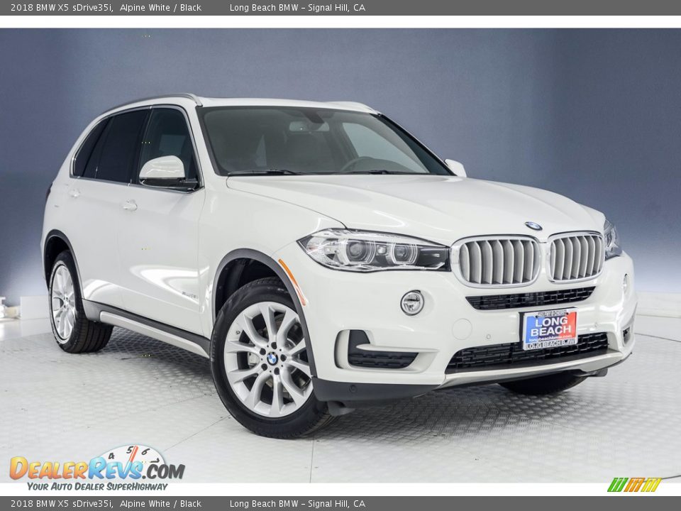 2018 BMW X5 sDrive35i Alpine White / Black Photo #11