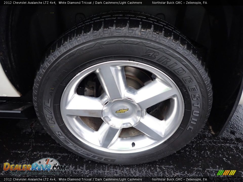 2012 Chevrolet Avalanche LTZ 4x4 White Diamond Tricoat / Dark Cashmere/Light Cashmere Photo #14