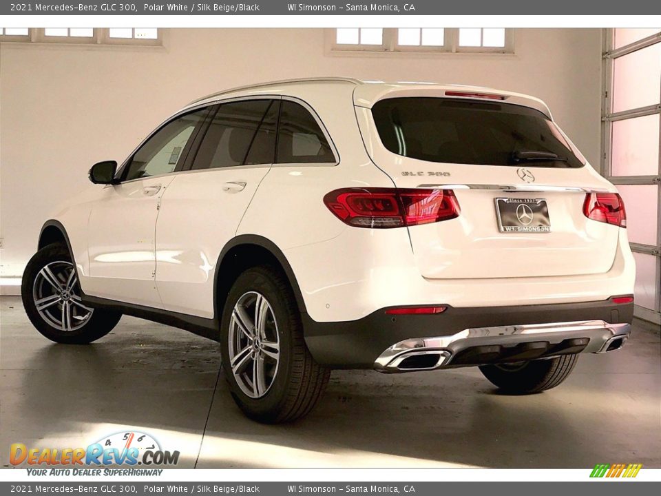 2021 Mercedes-Benz GLC 300 Polar White / Silk Beige/Black Photo #2