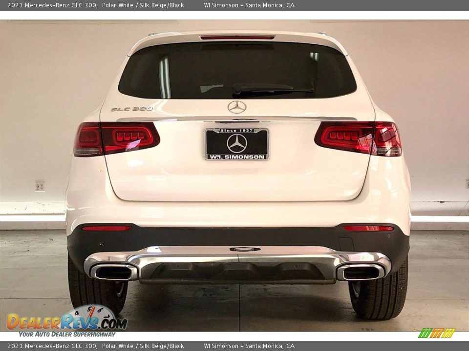 2021 Mercedes-Benz GLC 300 Polar White / Silk Beige/Black Photo #3