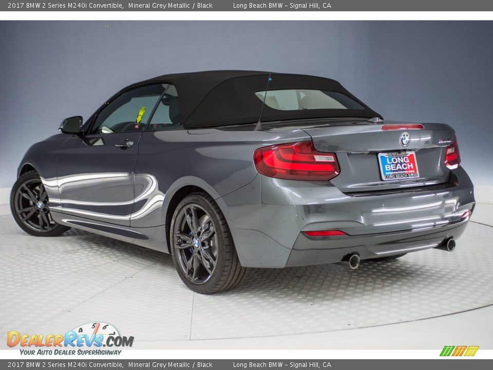 2017 BMW 2 Series M240i Convertible Mineral Grey Metallic / Black Photo #3