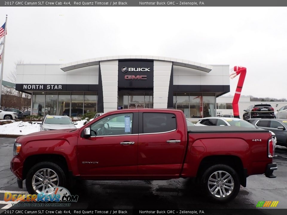 2017 GMC Canyon SLT Crew Cab 4x4 Red Quartz Tintcoat / Jet Black Photo #1