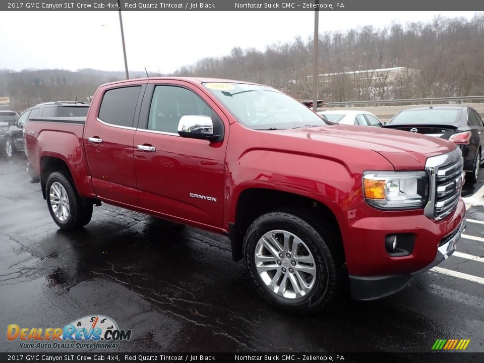 2017 GMC Canyon SLT Crew Cab 4x4 Red Quartz Tintcoat / Jet Black Photo #4