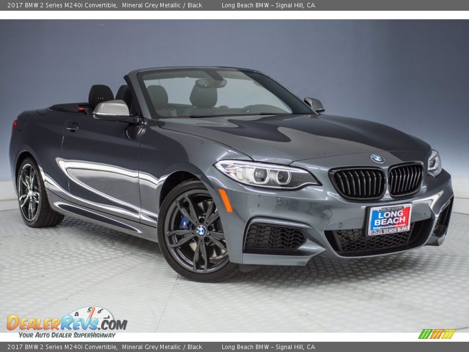 Front 3/4 View of 2017 BMW 2 Series M240i Convertible Photo #11