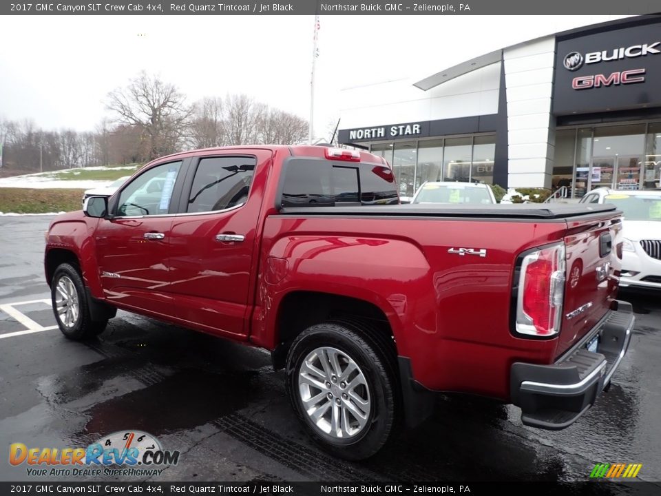 2017 GMC Canyon SLT Crew Cab 4x4 Red Quartz Tintcoat / Jet Black Photo #11