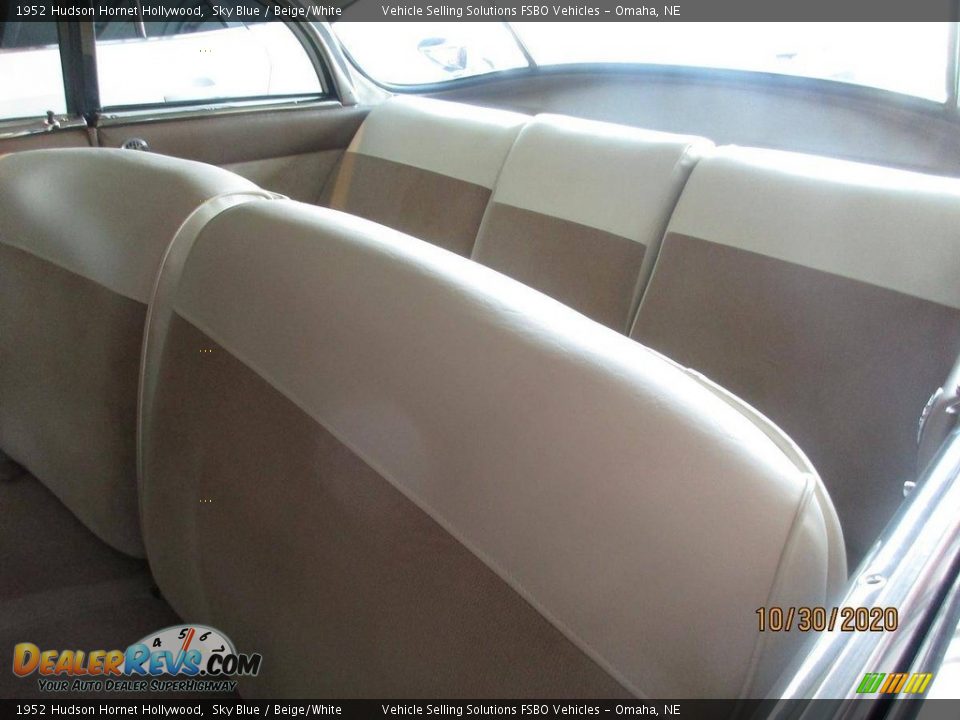 Rear Seat of 1952 Hudson Hornet Hollywood Photo #5