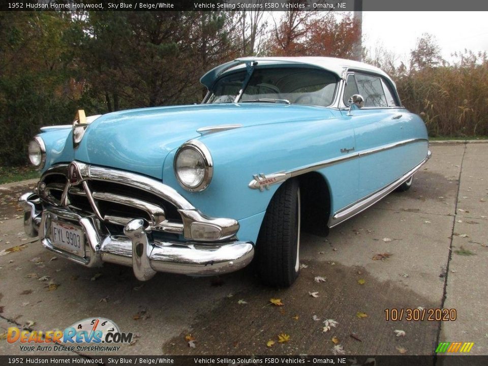 Sky Blue 1952 Hudson Hornet Hollywood Photo #9