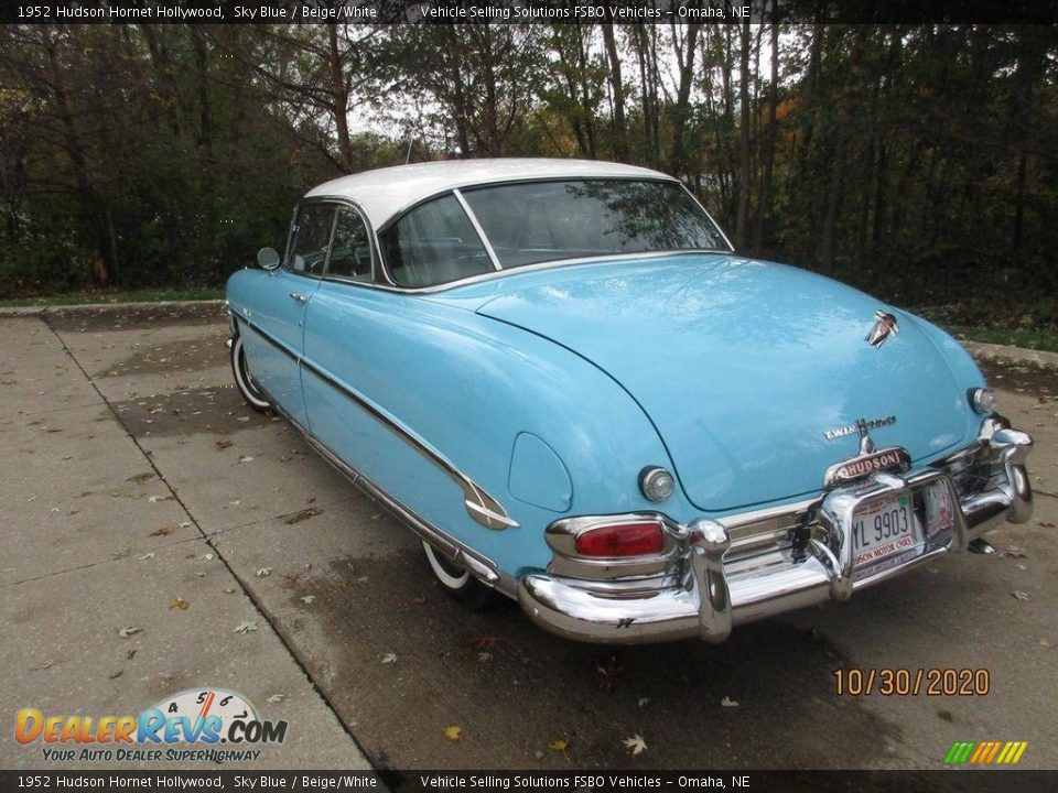 1952 Hudson Hornet Hollywood Sky Blue / Beige/White Photo #18