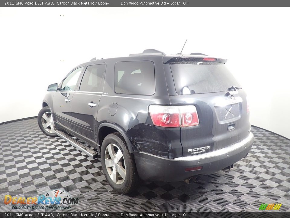 2011 GMC Acadia SLT AWD Carbon Black Metallic / Ebony Photo #3