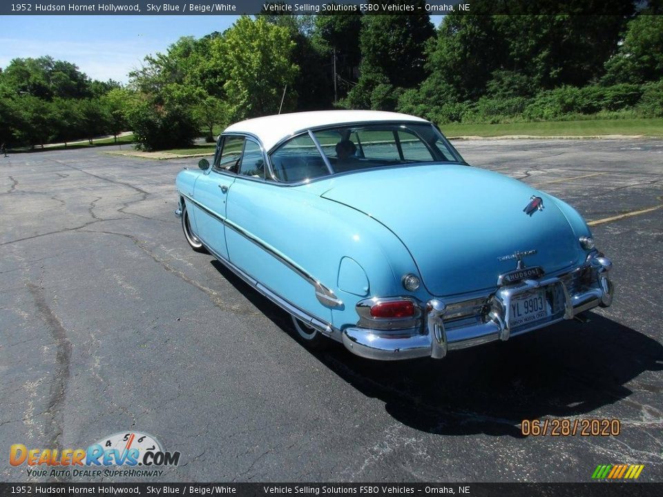 1952 Hudson Hornet Hollywood Sky Blue / Beige/White Photo #19