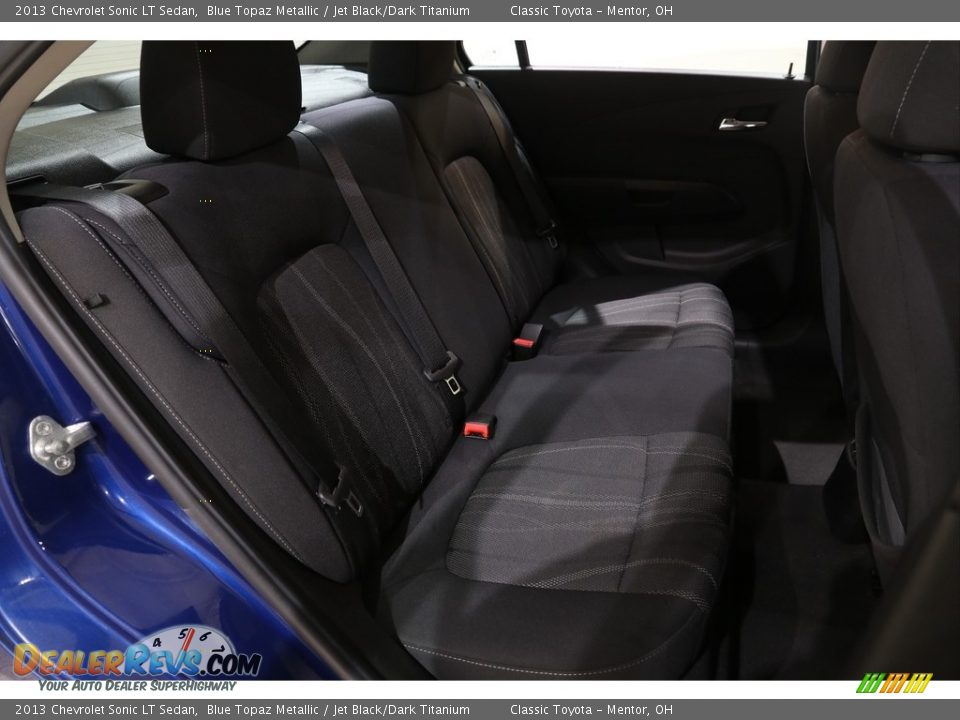 2013 Chevrolet Sonic LT Sedan Blue Topaz Metallic / Jet Black/Dark Titanium Photo #15