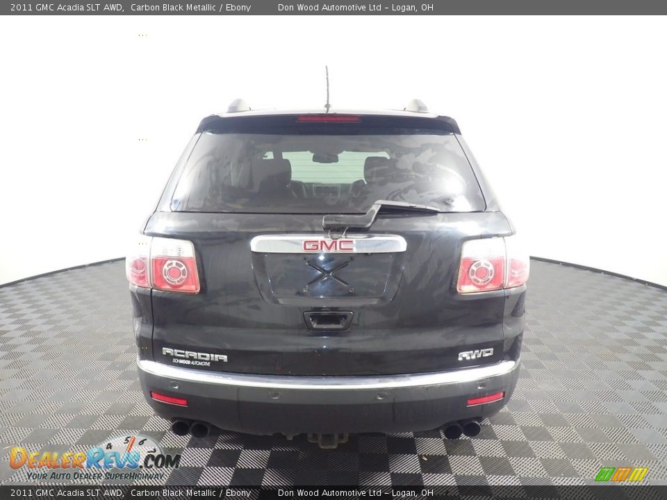 2011 GMC Acadia SLT AWD Carbon Black Metallic / Ebony Photo #4