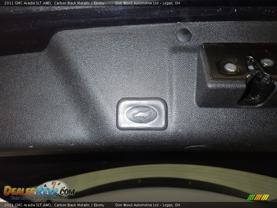 2011 GMC Acadia SLT AWD Carbon Black Metallic / Ebony Photo #6