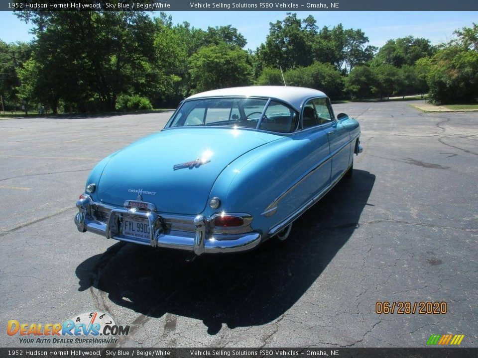 1952 Hudson Hornet Hollywood Sky Blue / Beige/White Photo #22