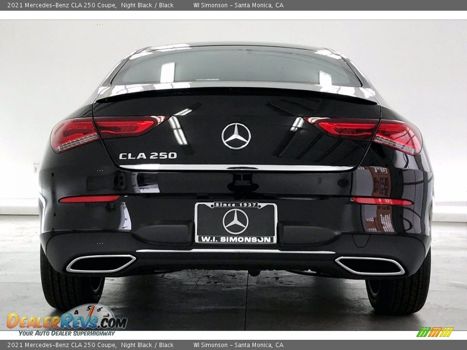 2021 Mercedes-Benz CLA 250 Coupe Night Black / Black Photo #3