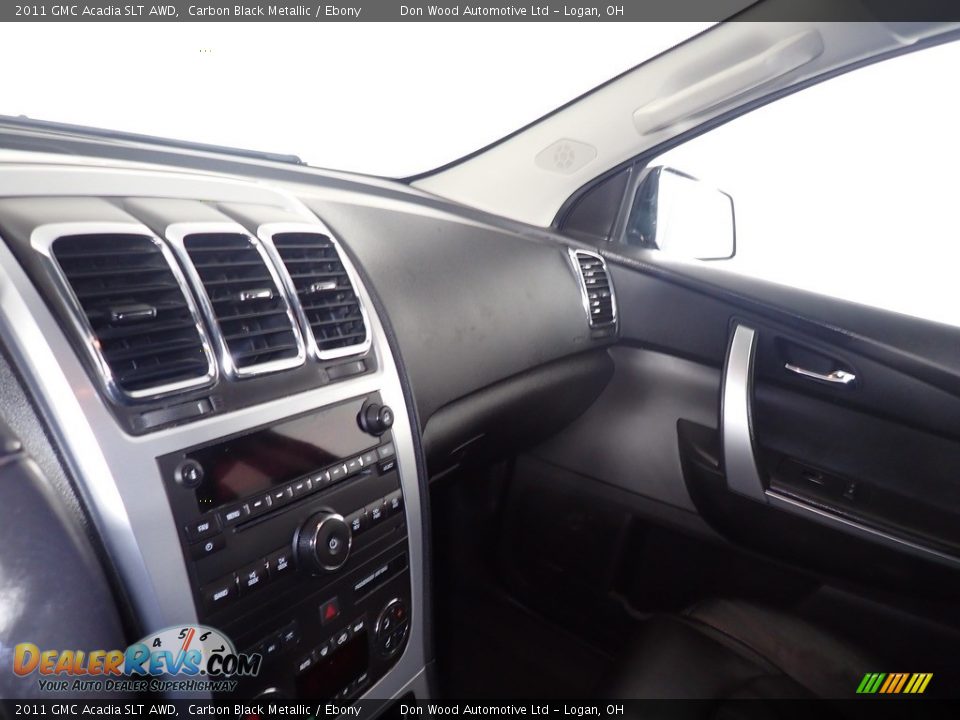 2011 GMC Acadia SLT AWD Carbon Black Metallic / Ebony Photo #11