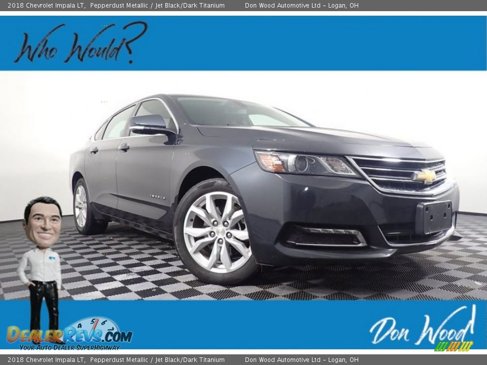 2018 Chevrolet Impala LT Pepperdust Metallic / Jet Black/Dark Titanium Photo #1