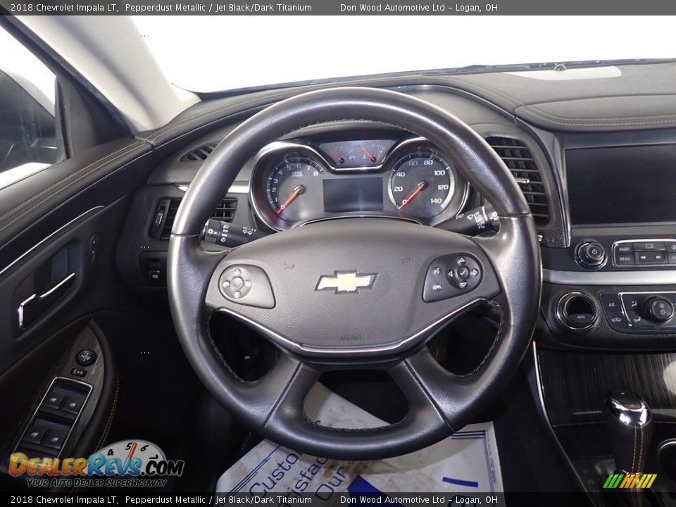 2018 Chevrolet Impala LT Pepperdust Metallic / Jet Black/Dark Titanium Photo #9