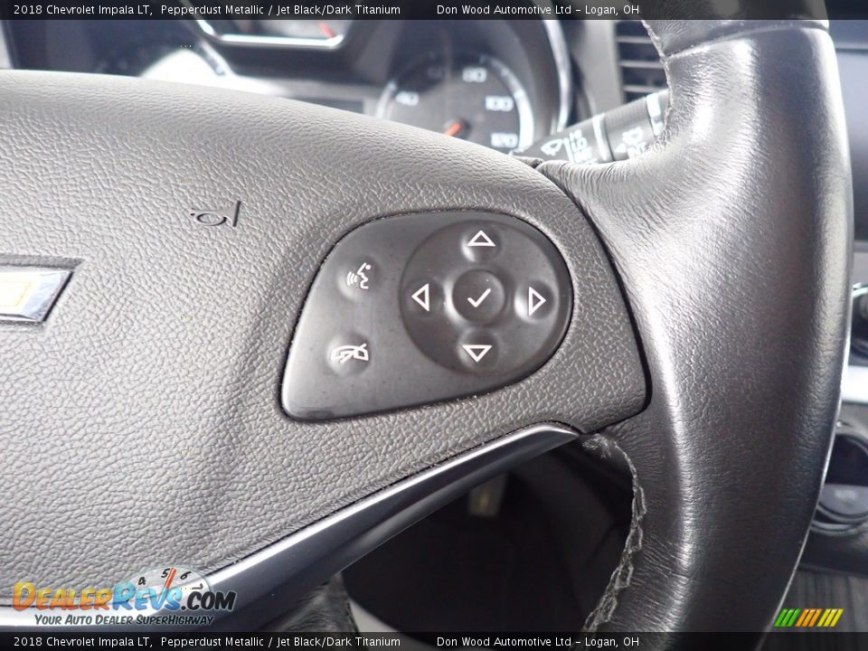 2018 Chevrolet Impala LT Pepperdust Metallic / Jet Black/Dark Titanium Photo #10