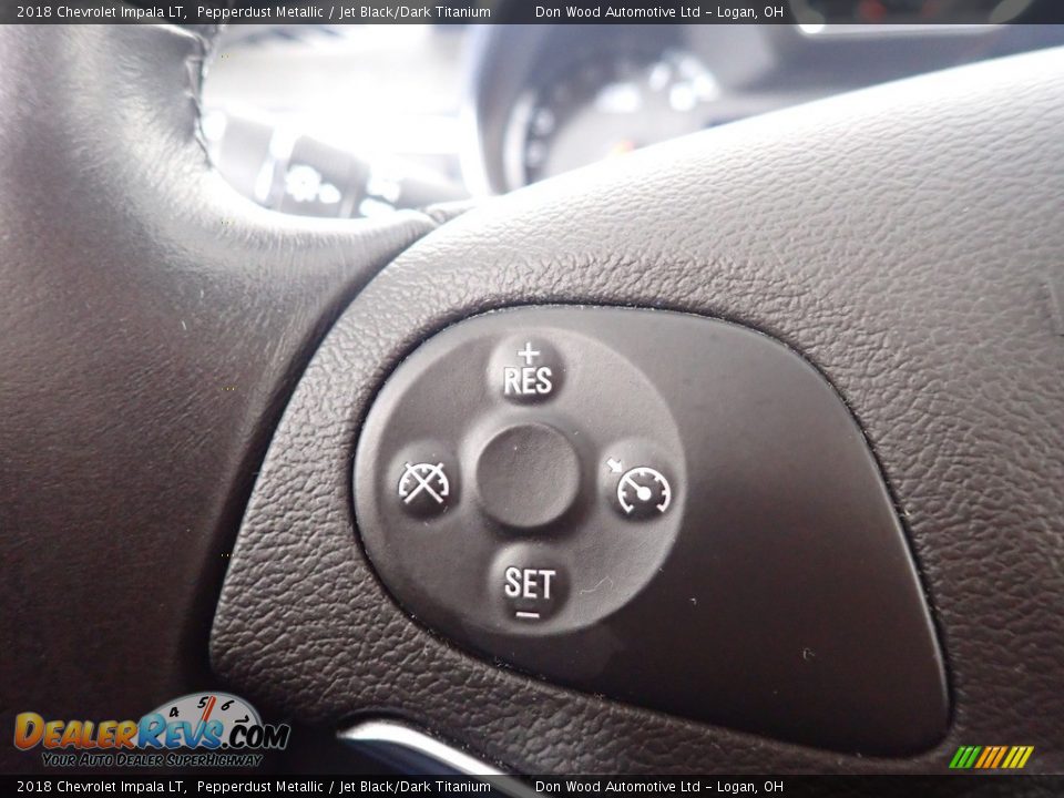 2018 Chevrolet Impala LT Pepperdust Metallic / Jet Black/Dark Titanium Photo #11
