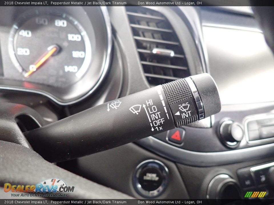 2018 Chevrolet Impala LT Pepperdust Metallic / Jet Black/Dark Titanium Photo #13