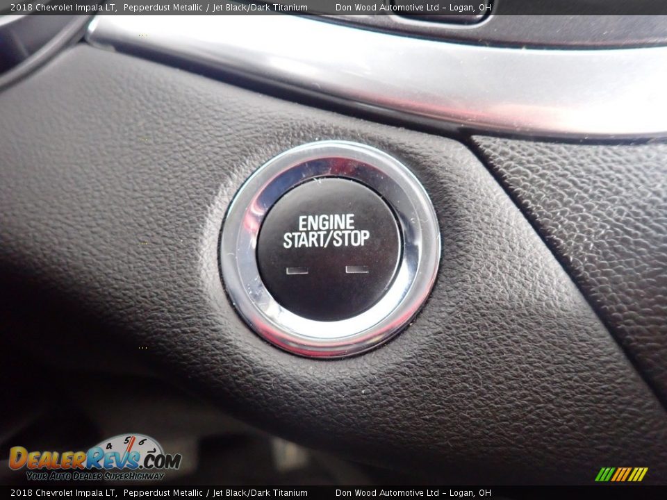 2018 Chevrolet Impala LT Pepperdust Metallic / Jet Black/Dark Titanium Photo #14