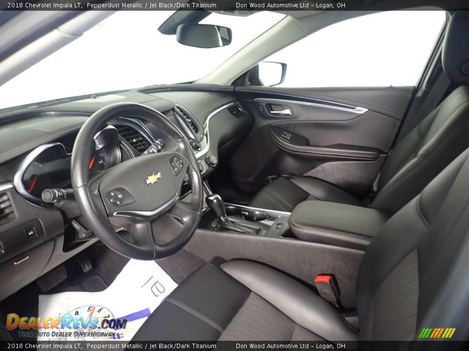 2018 Chevrolet Impala LT Pepperdust Metallic / Jet Black/Dark Titanium Photo #17